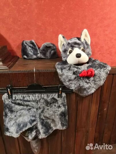 Детский карнавальный новогодний костюм Волк