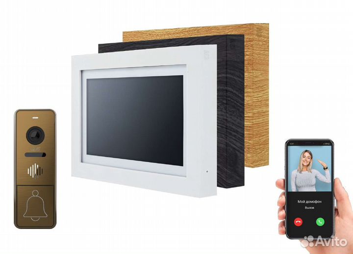 Комплект домофона CTV-M5708 и CTV-D4005
