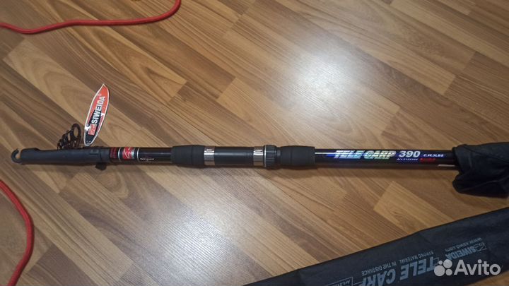 Удочка телескопическая 5, 4, 3.9 метра, садок