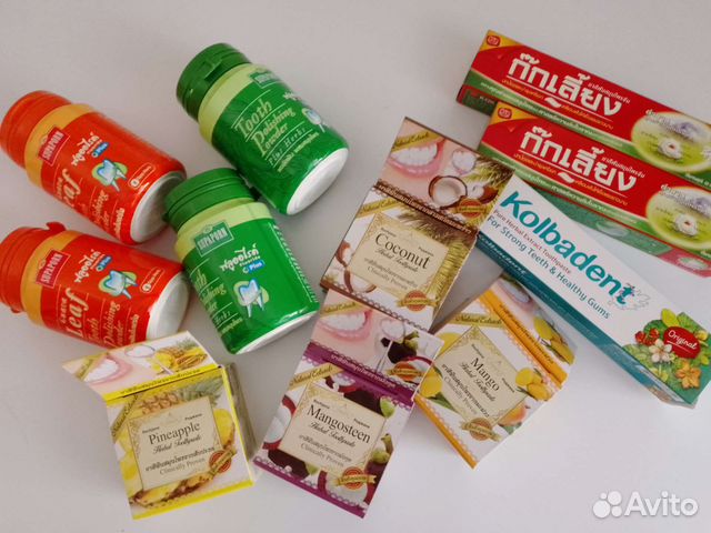 Зубная паста, зубной порошок, Тайланд