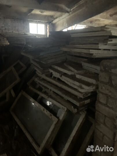 Деревянные окна,стекло,б.у.самовывоз