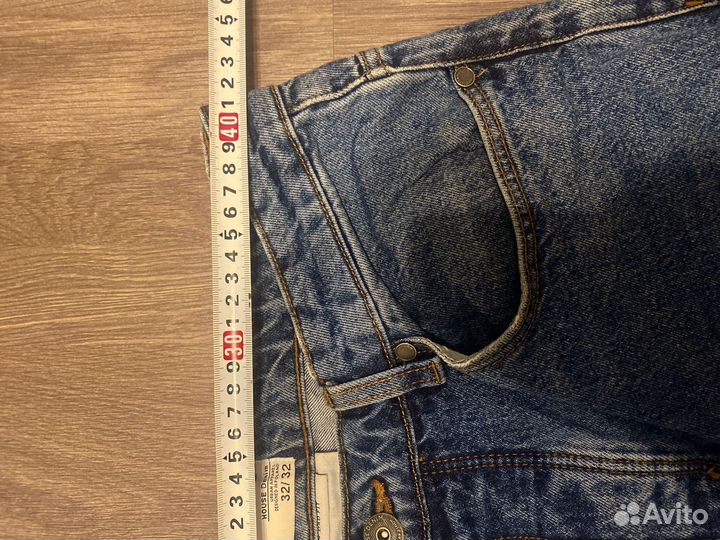 Джинсы бананы мужские house