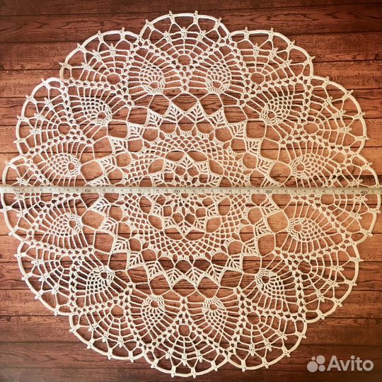 Ажурная салфетка крючком кружево