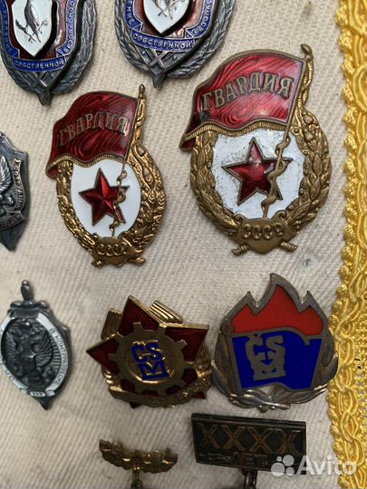 Знаки СССР части жетоны