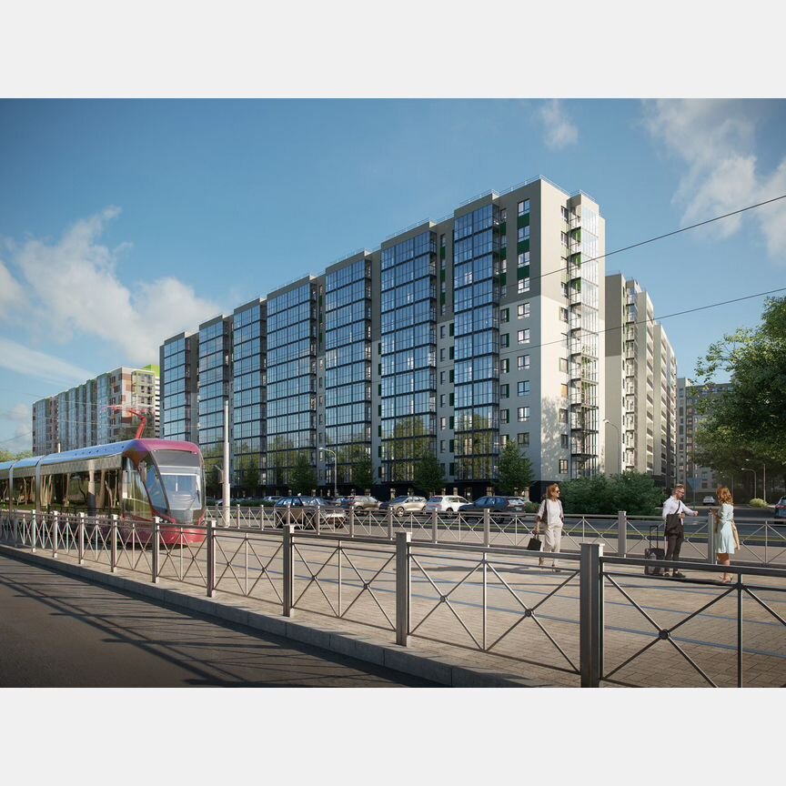 2-к. квартира, 48 м², 10/12 эт.