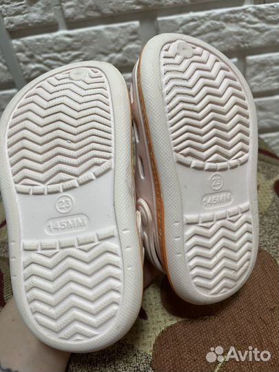 Кроксы сабо детские 23