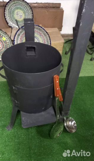 Пeчь для кaзана 6л с трyбой