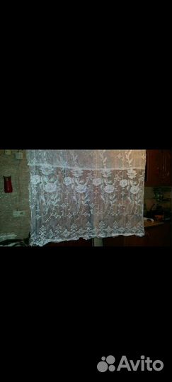 Тюль кухонная