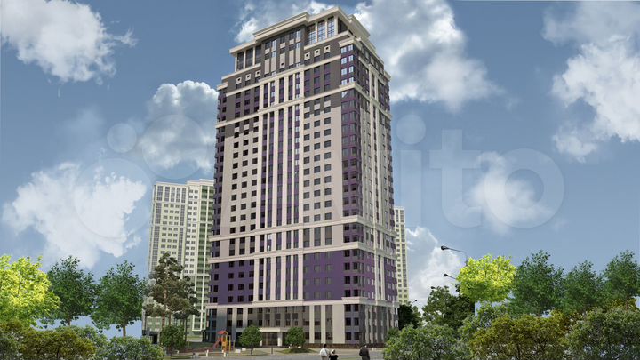 2-к. квартира, 65,7 м², 26/26 эт.