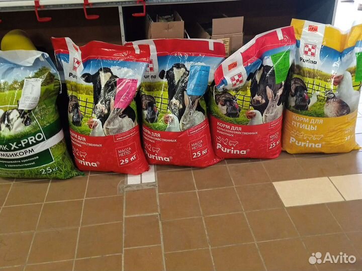 Комбикорма Purina для с/х животных
