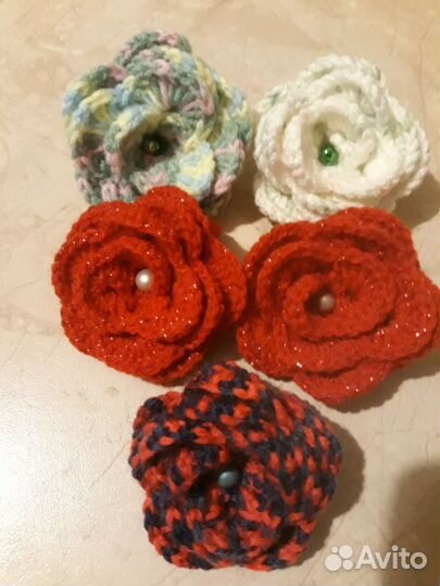 Резиночки для волос Розочки