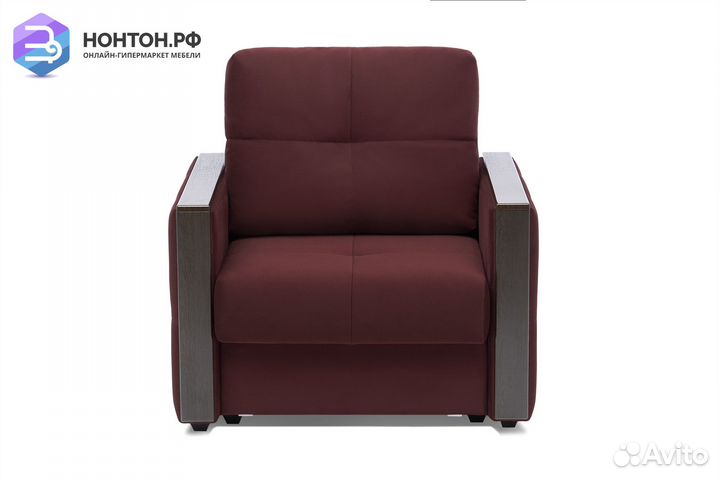 Кресло еврокнижка Инсайд бордовое