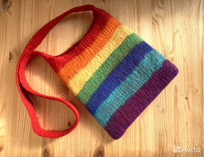 Cумка валяная шерстяная