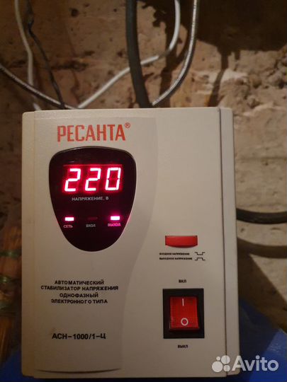 Ресанта асн-1000/1-Ц стабилизатор напряжения