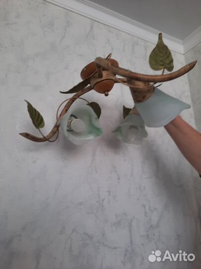 Люстра потолочная бу