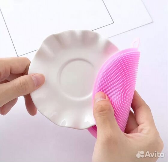 Силиконовая губка-щетка