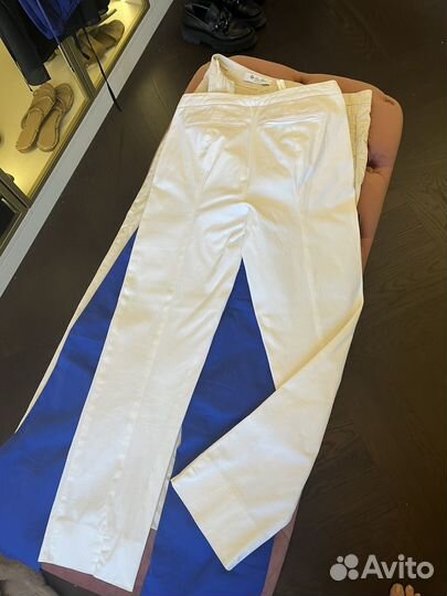 Loro piana брюки- лосины белые 36р