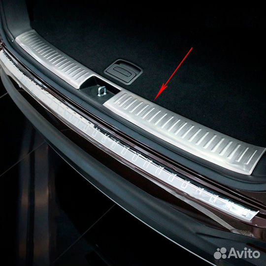 Накладка на задний бампер для Kia Sportage (16-19)