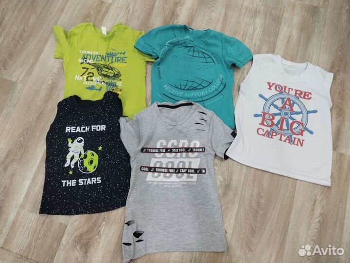 Детские вещи пакетом для мальчика 116 122