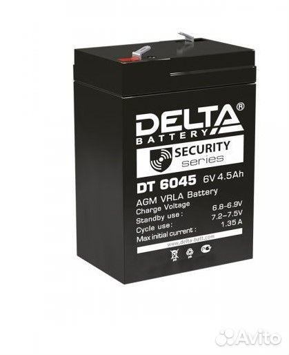 Аккумулятор Delta DT 6045
