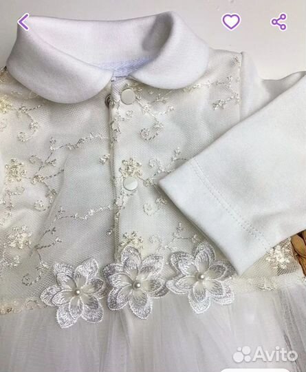 Праздничное платье-боди для маленькой принцессы