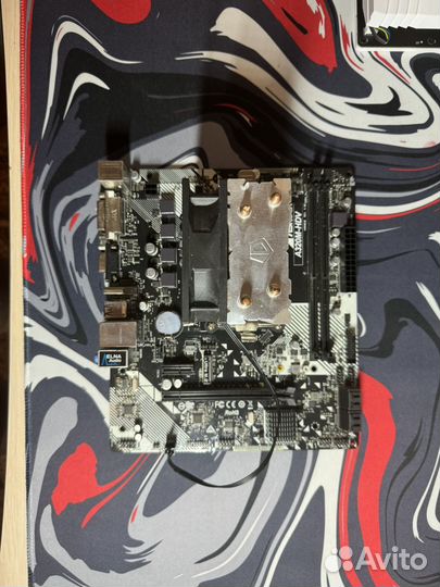 Сбор материнская плата,процессор,кулер