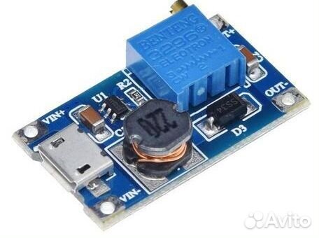 MT3608 DC-DC преобразователь