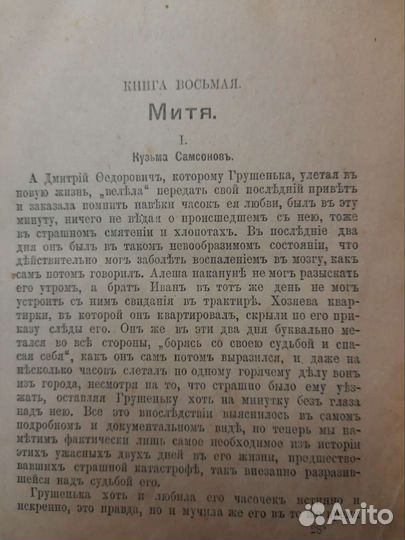 Достоевский Братья Карамазовы Ч. 2 1895