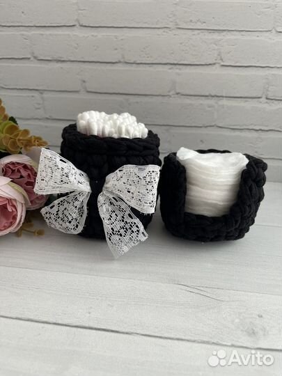 Корзина для хранения из трикотажной пряжи