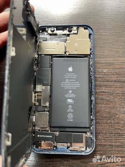 Корпус на iPhone 12 синий новый