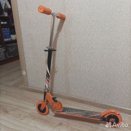 Самокат детский с лыжами