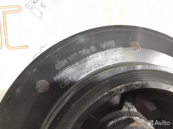 Шкив коленвала Porsche Cayenne 9PA (957) 2007 - 2