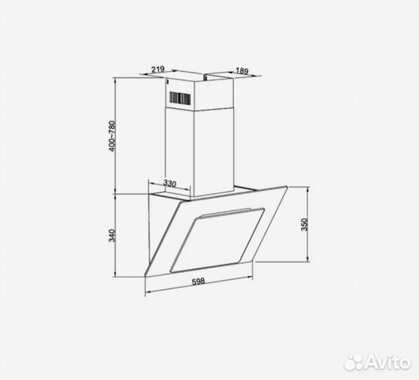 Вытяжка Oasis NB-60B