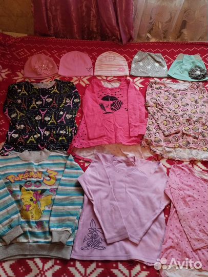 Пакет вещей на девочку 3-4 года