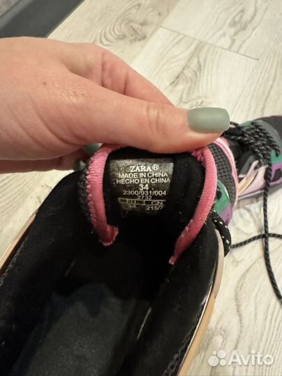 Кроссовки Zara 34 размер