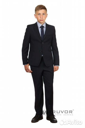 Костюм тройка школьный р 140-146