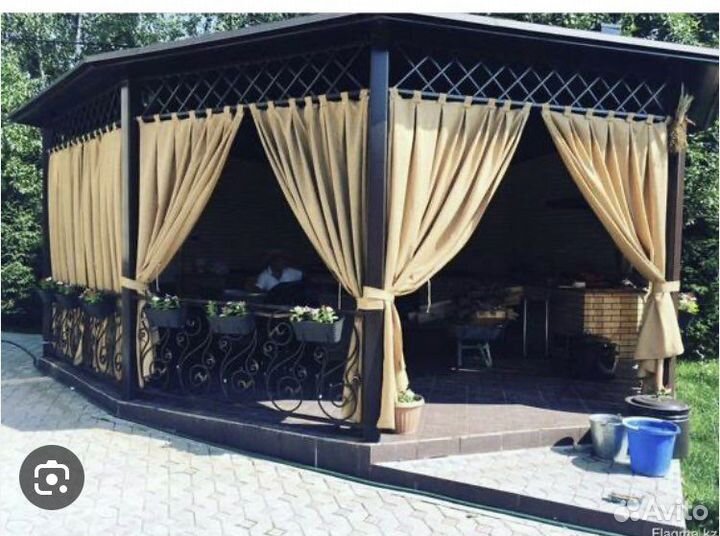 Шторы для веранды и беседки