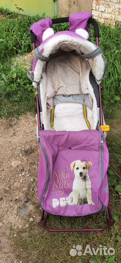 Коляска санки