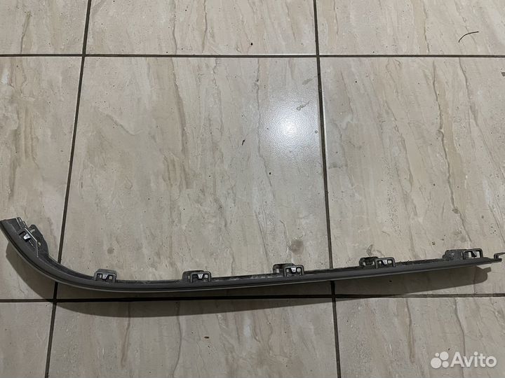 Накладка на задний бампер на мерседеc w211