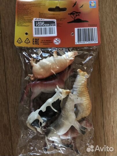 Набор фигурок животных