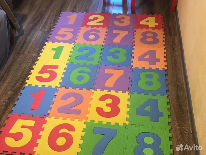 Ковер детский, массажный коврик, коврик - Пазл