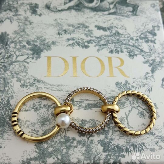 Тройное кольцо Dior