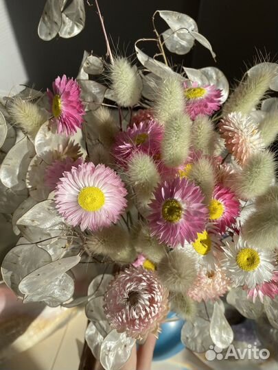 Букет цветов из сухоцветов