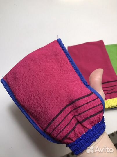 Варежка мочалка для пилинга