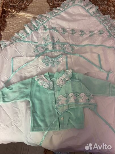 Комплект на выписку конверт одеяло