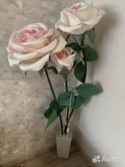 Торшер напольный цветы