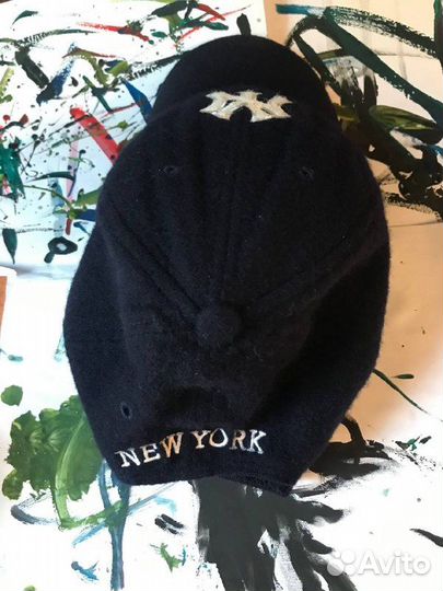 Кепка y2k new york бархатная