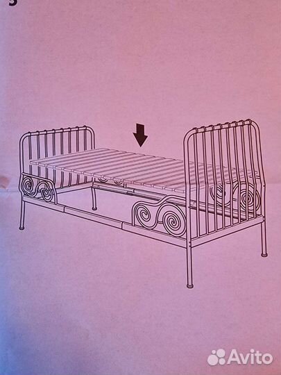 Детская кровать IKEA раздвижная