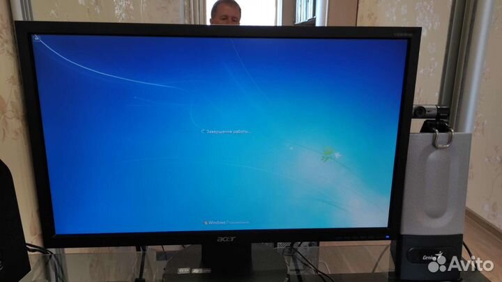 Монитор Asus+ Системный блок + клавиатура