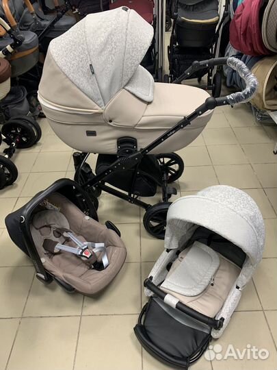 Коляска 3 в 1 новая indigo